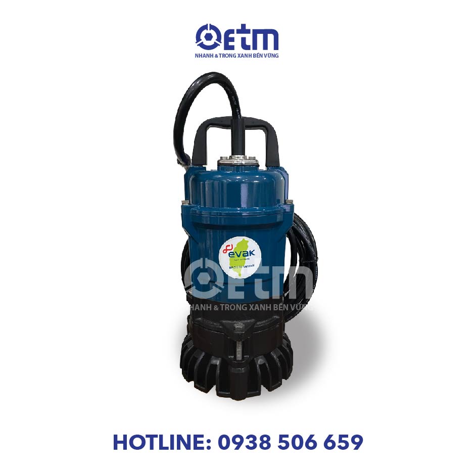 Máy bơm chìm nước thải Evak EUS-5.10 1HP
